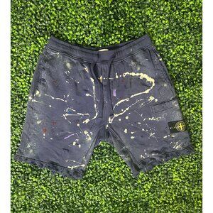 DRO Lab Custom 1/1 ART x  Stone Island Sweat Shorts